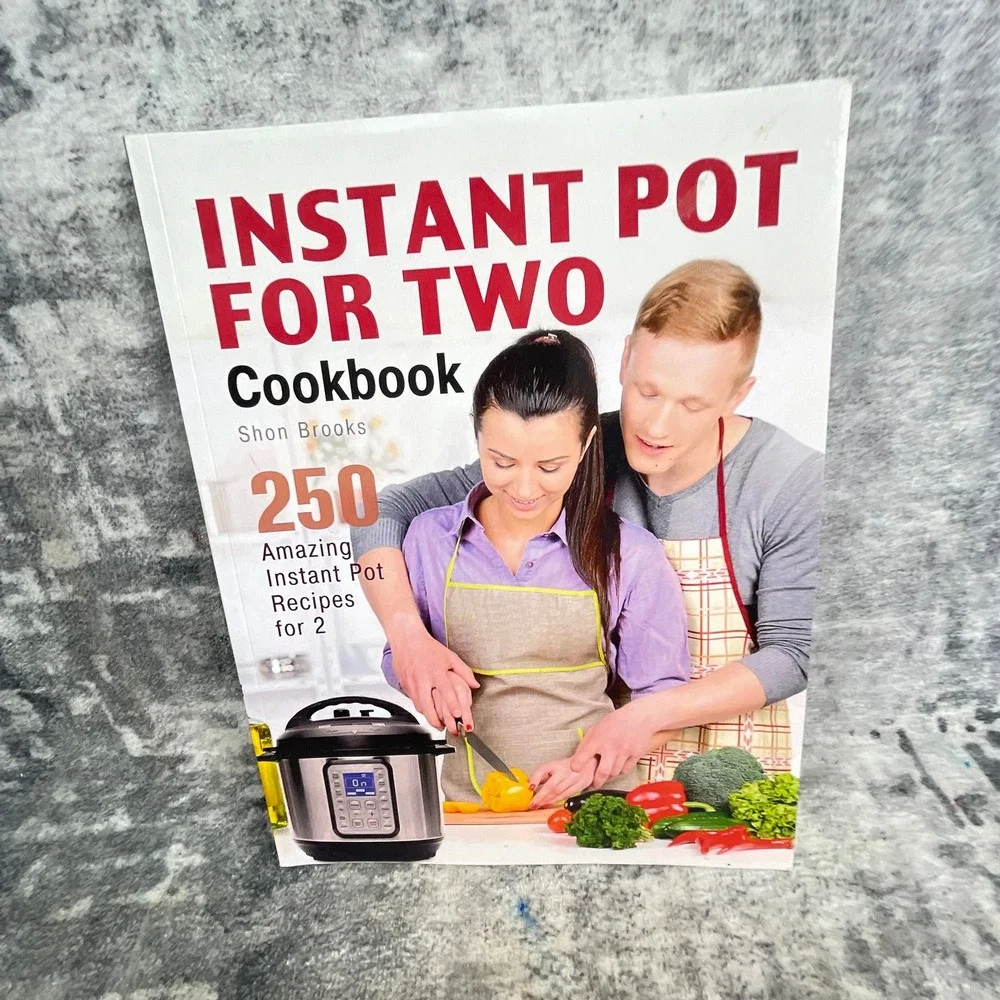 Instant Pot Mini for Two & Cosori Air Fryer Cookbook Lot 4 Books Beginners